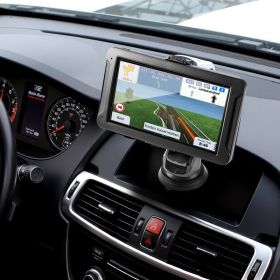 GPS Navigator For Car 7 Inch Touch Screen 16GB GPS Navigation System Dash Cam (Option: Black)